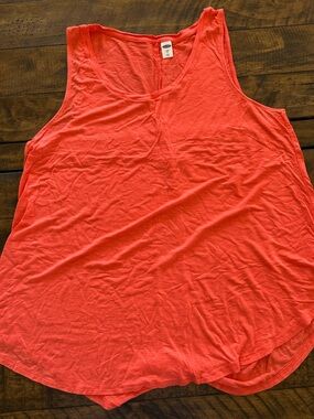 Old Navy Coral Scoop Neck Tank Top - Women